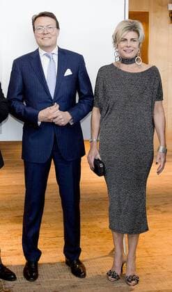 22-04-2017 Amsterdam Prince Constantijn and Princess Laurentien with Burhan Ozbilici during the World Press Photo 2016 award at the muziekgebouw ’t IJ in Amsterdam.  Copyright: xppe nieboerx