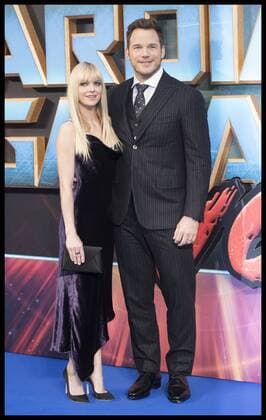 Bilder des Tages . 24 04 2017. London, United Kingdom. Chris Pratt and Anna Faris arriving at the Guardians of the Galaxy Vol 2 premiere in London.  xStephenxLockx xi-Imagesx IIM-14958-0046