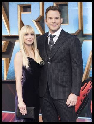 . 24 04 2017. London, United Kingdom. Chris Pratt and Anna Faris arriving at the Guardians of the Galaxy Vol 2 premiere in London.  xStephenxLockx xi-Imagesx IIM-14958-0047