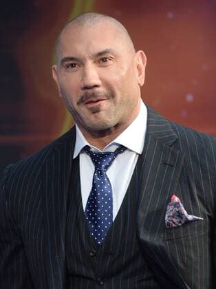 American actor Dave Bautista attends the premiere of Guardians Of The Galaxy Vol.2 at Eventim Apollo in London on April 24, 2017.  LON20170424109 RUNExHELLESTAD