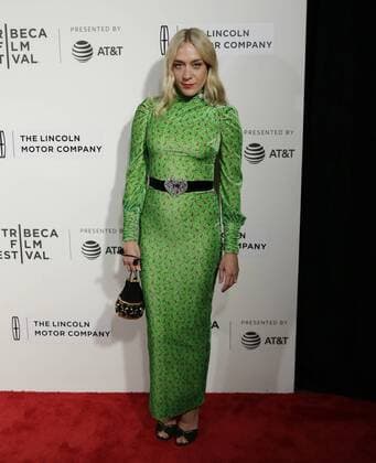 Chloe Sevigny arrives on the red carpet at The Dinner Premiere at BMCC Tribeca PAC on April 24, 2017 in New York City.  NYP20170424157 JOHNxANGELILLO
