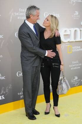 April 24, 2017 - Westwood, CA, United States - 24 April 2017 - Westwood, California - Robert F. Kennedy, Jr., Cheryl Hines. National Geographic s Premiere screening of Genius held at Fox Theater in Westwood. Photo Credit: AdMedia Westwood United States - ZUMAa123 20170424_zaa_a123_202 Copyright: xBirdiexThompsonx