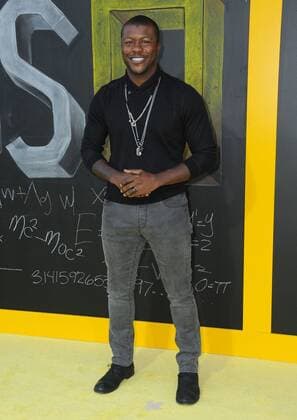 April 24, 2017 - Westwood, CA, United States - 24 April 2017 - Westwood, California - Edwin Hodge. National Geographic s Premiere screening of Genius held at Fox Theater in Westwood. Photo Credit: AdMedia Westwood United States - ZUMAa123 20170424_zaa_a123_226 Copyright: xBirdiexThompsonx