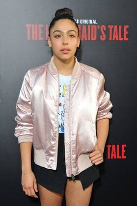 April 25, 2017 - Hollywood, California, U.S. - Allegra Acosta attends The Los Angeles Premiere of The Handmaid s Tale held at the Arclight Cinerama Dome in Hollywood, California on April 25, 2017. 2017 Hollywood U.S. - ZUMAl86_ 20170425_zaf_l86_013 Copyright: xDavexLongendykex