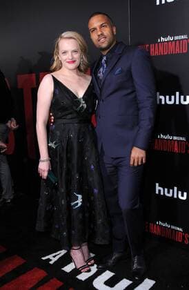 April 25, 2017 - Hollywood, CA, United States - 25 April 2017 - Hollywood, California - Elizabeth Moss, O-T Fagbenle. Los Angeles premiere of Hulu s The Handmaid s Tale held at ArcLight Hollywood in Hollywood. Photo Credit: AdMedia Hollywood United States - ZUMAa123 20170425_zaa_a123_058 Copyright: xBirdiexThompsonx