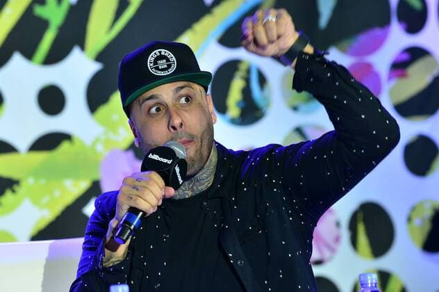 US-Dominican-Puerto Rican singer Nicky Jam takes part at the Billboard Latin Muisc Awards Conference, at the Ritz Carlton Hotel in Miami, Florida, United States, 26 April 2017. Balvin assured that after Despacito by Luis Fonsi and Daddy Yankee there wil be more producitons that mix reggaeton and English pop. J BALVIN AND NICKY JAM SAY THAT THERE WILL BE MORE FUSION OF REGGAETON AND POP !ACHTUNG: NUR REDAKTIONELLE NUTZUNG!  Copyright: xGiorgioxVierax MIA001 20170427-636288574189021166