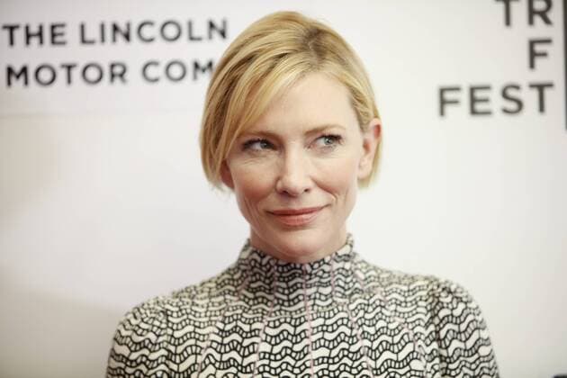 Cate Blanchett attends the Tribeca Film Festival screening of Manifesto on April 26th, 2017 in New York City. Tribeca Film Festival, Manifesto screening arrivals.  Copyright: xAlexxMateox
