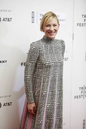 Cate Blanchett attends the Tribeca Film Festival screening of Manifesto on April 26th, 2017 in New York City. Tribeca Film Festival, Manifesto screening arrivals.  Copyright: xAlexxMateox