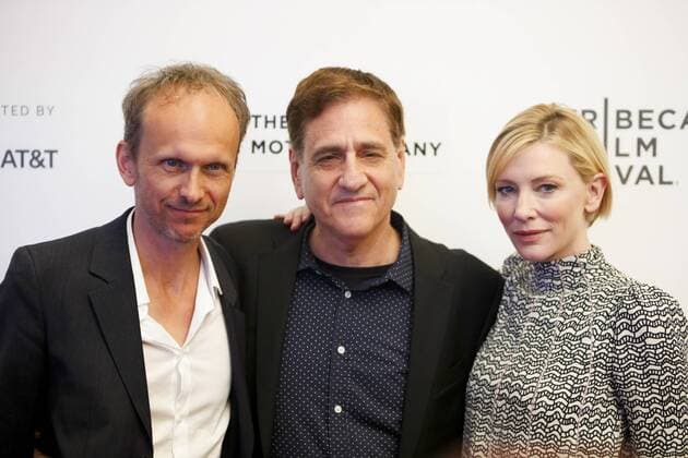 Cate Blanchett and Julian Rosefeldt the Tribeca Film Festival screening of Manifesto on April 26th, 2017 in New York City. Tribeca Film Festival, Manifesto screening arrivals.  Copyright: xAlexxMateox