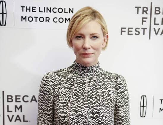 Cate Blanchett attends the Tribeca Film Festival screening of Manifesto on April 26th, 2017 in New York City. Tribeca Film Festival, Manifesto screening arrivals.  Copyright: xAlexxMateox