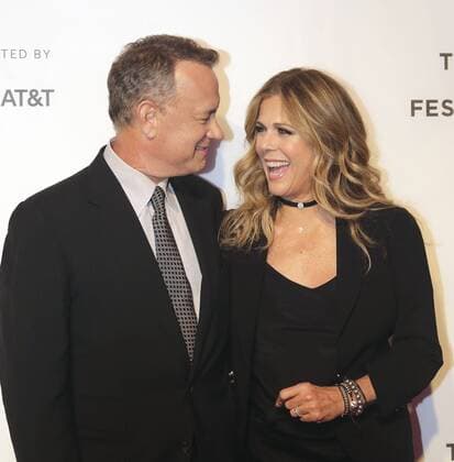April 26, 2017 - New York, New York, U.S - Tom Hanks and Rita Wilson attend the premiere of The Circle during the 2017 Tribeca Film Festival at Borough of Manhattan Community College on Wednesday April 26, 2017 in New York City. New York U.S. - ZUMAp124 20170426_zaa_p124_021 Copyright: xElisaxAndreax