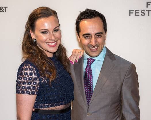 Cast member Amir Talai and his wife Nina Manni arrive to attend the World Premiere of The Circle at the 2017 Tribeca Film Festival in New York on April 26, 2017. Photo by Enrique Shore Cordon Press  EnriquexShore Amir Talai and his wife Nina Manni arrive to attend the World Pr