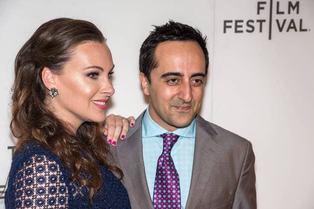 Cast member Amir Talai and his wife Nina Manni arrive to attend the World Premiere of The Circle at the 2017 Tribeca Film Festival in New York on April 26, 2017. Photo by Enrique Shore Cordon Press  EnriquexShore Amir Talai and his wife Nina Manni arrive to attend the World Pr