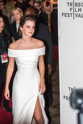 Emma Watson arrives to attend the World Premiere of The Circle at the 2017 Tribeca Film Festival in New York on April 26, 2017. Photo by Enrique Shore Cordon Press  EnriquexShore Emma Watson arrives to World Premiere of The Circle in New York