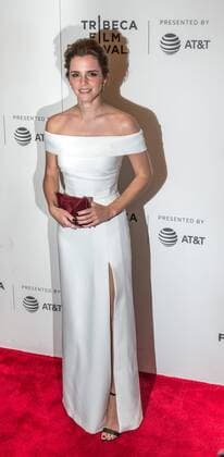 Emma Watson arrives to attend the World Premiere of The Circle at the 2017 Tribeca Film Festival in New York on April 26, 2017. Photo by Enrique Shore Cordon Press  ENRIQUExSHORE Emma Watson arrives to attend the World Premiere of The Circle i