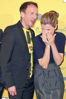 Wotan Wilke Möhring und Anke Engelke bei der Premiere des Kinofilms Happy Burnout im Cinemaxx Dammtor. Hamburg, 26.04.2017 Foto:xgbrcix xFuturexImage