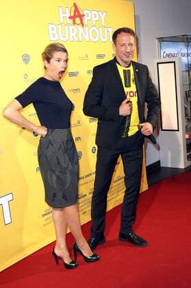 Anke Engelke und Wotan Wilke Moehring bei der Premiere des Kinofilms Happy Burnout im Cinemaxx Dammtor. Hamburg, 26.04.2017 Foto:xH.xHartmannx xFuturexImage