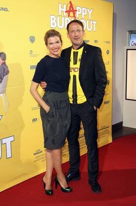 Anke Engelke und Wotan Wilke Moehring bei der Premiere des Kinofilms Happy Burnout im Cinemaxx Dammtor. Hamburg, 26.04.2017 Foto:xH.xHartmannx xFuturexImage