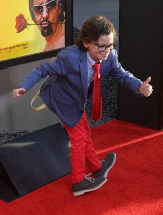 Cast member Raphael Alejandro attends the premiere of the motion picture comedy How to Be a Latin Lover at the ArcLight Cinerama Dome in the Hollywood section of Los Angeles. Storyline: Finding himself dumped after 25 years of marriage, a man who made a career of seducing rich older women must move in with his estranged sister, where he begins to learn the value of family.  LAP20170426821 JIMxRUYMEN