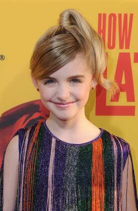 April 26, 2017 - Hollywood, CA, United States - 26 April 2017 - Hollywood, California - McKenna Grace . Los Angeles premiere of How To Be A Latin Lover held at ArcLight Hollywood in Hollywood. Photo Credit: AdMedia Hollywood United States - ZUMAa123 20170426_zaa_a123_091 Copyright: xBirdiexThompsonx