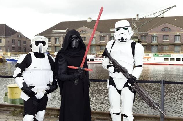 Star Wars Fans bei der Verleihung des Deutschen Computerspielpreises 2017 im WECC Westhafen Event & Convention Center. Berlin, 26.04.2017 Foto:xF.xKernx xFuturexImage