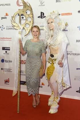 Nova Meierhenrich bei der Verleihung des Deutschen Computerspielpreises 2017 im WECC Westhafen Event & Convention Center. Berlin, 26.04.2017 Foto:xF.xKernx xFuturexImage