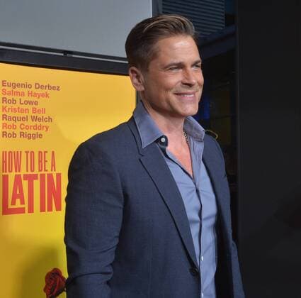 Cast member Rob Lowe attends the premiere of the motion picture comedy How to Be a Latin Lover at the ArcLight Cinerama Dome in the Hollywood section of Los Angeles. Storyline: Finding himself dumped after 25 years of marriage, a man who made a career of seducing rich older women must move in with his estranged sister, where he begins to learn the value of family.  LAP20170426838 JIMxRUYMEN