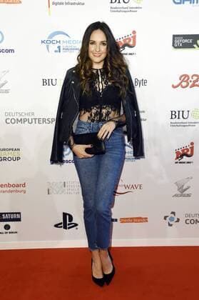 Johanna Klum bei der Verleihung des Deutschen Computerspielpreises 2017 im WECC Westhafen Event & Convention Center. Berlin, 26.04.2017 Foto:xF.xKernx xFuturexImage