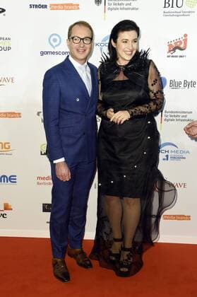 Alexander Dobrindt und Dorothee Bär bei der Verleihung des Deutschen Computerspielpreises 2017 im WECC Westhafen Event & Convention Center. Berlin, 26.04.2017 Foto:xF.xKernx xFuturexImage