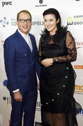 Alexander Dobrindt und Dorothee Bär bei der Verleihung des Deutschen Computerspielpreises 2017 im WECC Westhafen Event & Convention Center. Berlin, 26.04.2017 Foto:xF.xKernx xFuturexImage