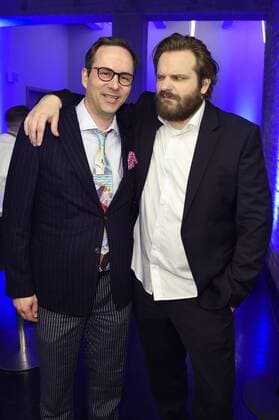 Kurt Krömer und Gronkh Erik Range bei der Verleihung des Deutschen Computerspielpreises 2017 im WECC Westhafen Event & Convention Center. Berlin, 26.04.2017 Foto:xF.xKernx xFuturexImage