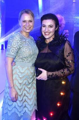 Nova Meierhenrich und Dorothee Bär bei der Verleihung des Deutschen Computerspielpreises 2017 im WECC Westhafen Event & Convention Center. Berlin, 26.04.2017 Foto:xF.xKernx xFuturexImage