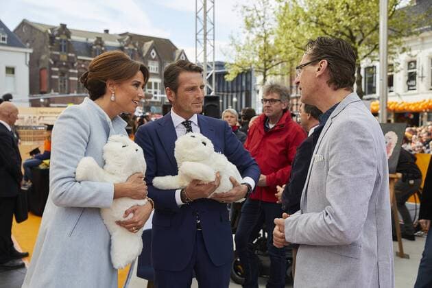 The royal family of the Netherlands celebrates Kingsday this year in Tilburg. The family arrived by train at the station of Tilburg and followed a route through the city where inhabitants presented their city. King Willem-Alexander celebrates his 50th birthday this year. HH POOL Phil Nijhuis  65576136