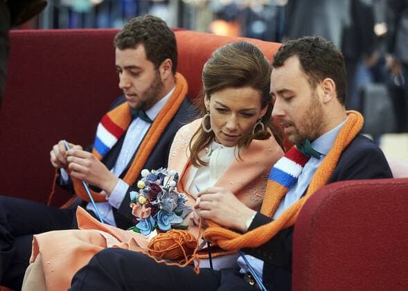 The royal family of the Netherlands celebrates Kingsday this year in Tilburg. The family arrived by train at the station of Tilburg and followed a route through the city where inhabitants presented their city. King Willem-Alexander celebrates his 50th birthday this year. HH POOL Phil Nijhuis  65576138