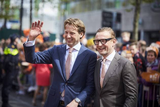 The royal family of the Netherlands celebrates Kingsday this year in Tilburg. The family arrived by train at the station of Tilburg and followed a route through the city where inhabitants presented their city. King Willem-Alexander celebrates his 50th birthday this year. HH POOL Phil Nijhuis  65576119