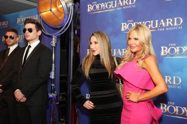 April 27, 2017 - Sydney, NSW, Australia - Melissa Tkautz and Matty Samaei arrives ahead of opening night of The Bodyguard The Musical at Lyric Theatre, The Star in Sydney, Australia. Sydney Australia - ZUMAa155 20170427_zaa_a155_016 Copyright: xChristopherxKhouryx