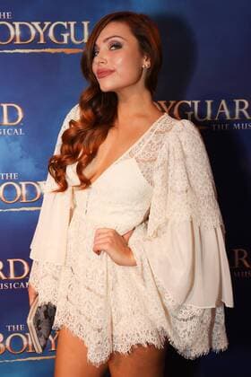 April 27, 2017 - Sydney, NSW, Australia - Erin Clare arrives ahead of opening night of The Bodyguard The Musical at Lyric Theatre, The Star in Sydney, Australia. Sydney Australia - ZUMAa155 20170427_zaa_a155_032 Copyright: xChristopherxKhouryx