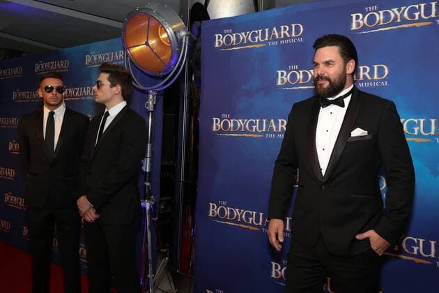 April 27, 2017 - Sydney, NSW, Australia - Ben Mingay arrives ahead of opening night of The Bodyguard The Musical at Lyric Theatre, The Star in Sydney, Australia. Sydney Australia - ZUMAa155 20170427_zaa_a155_046 Copyright: xChristopherxKhouryx