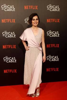 Spanish actress Nadia de Santiago poses as she arrives for the premiere of the first Spanish Netflix series Las Chicas del Cable at the Callao Cinema in Madrid, Spain, 27 April 2017. PREMIERE OF LAS CHICAS DEL CABLE IN MADRID !ACHTUNG: NUR REDAKTIONELLE NUTZUNG!  Copyright: xLuisxMillanx MAD001 20170427-636289331853104672