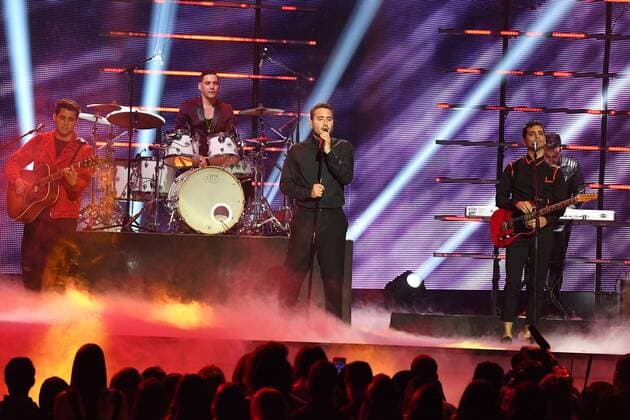 Latin artist Reik performs during the 2017 Billboard Latin Music Awards and Show at the Bank United Center, University of Miami, Miami, Florida on April 27, 2017.  MIA20170427205 GARYxIxROTHSTEIN