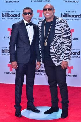The Cuban duet Gente de Zona arrive at the red carpet during the Billboard Latin Music Awards at the Warsco Center of Miami University in Coral Gables, Florida, United States, 27 April 2017. BILLBOARD LATIN MUSIC AWARDS !ACHTUNG: NUR REDAKTIONELLE NUTZUNG!  Copyright: xGiorgioxVierax BIL001 20170428-636289462299805351