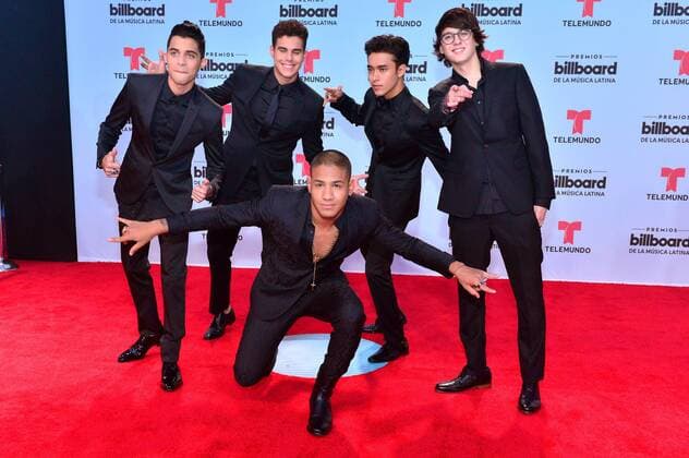 The members of the music band CNCO at the red carpet during the Billboard Latin Music Awards at the Warsco Center of Miami University in Coral Gables, Florida, United States, 27 April 2017. BILLBOARD LATIN MUSIC AWARDS !ACHTUNG: NUR REDAKTIONELLE NUTZUNG!  Copyright: xGiorgioxVierax BIL001 20170428-636289481910542840