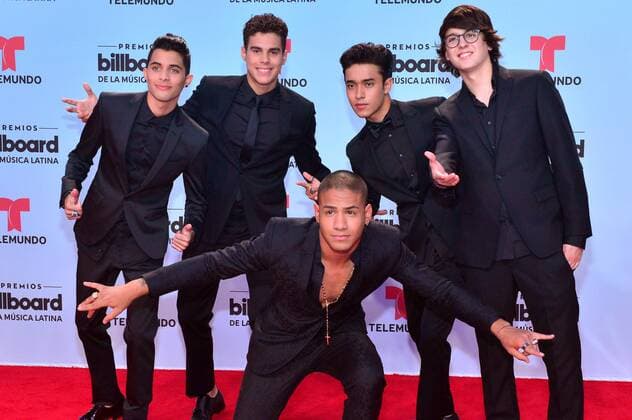 The members of the music band CNCO at the red carpet during the Billboard Latin Music Awards at the Warsco Center of Miami University in Coral Gables, Florida, United States, 27 April 2017. BILLBOARD LATIN MUSIC AWARDS !ACHTUNG: NUR REDAKTIONELLE NUTZUNG!  Copyright: xGiorgioxVierax BIL001 20170428-636289481919122730