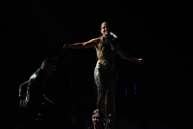 Latin artist Jennifer Lopez performs during the 2017 Billboard Latin Music Awards and Show at the Bank United Center, University of Miami, Miami, Florida on April 27, 2017.  MIA20170427223 GARYxIxROTHSTEIN