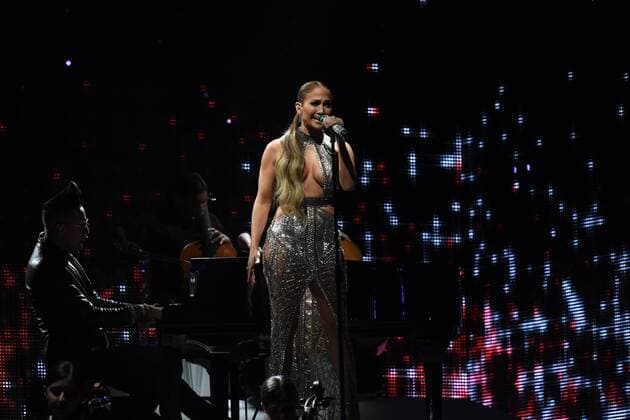 Latin artist Jennifer Lopez performs during the 2017 Billboard Latin Music Awards and Show at the Bank United Center, University of Miami, Miami, Florida on April 27, 2017.  MIA20170427230 GARYxIxROTHSTEIN