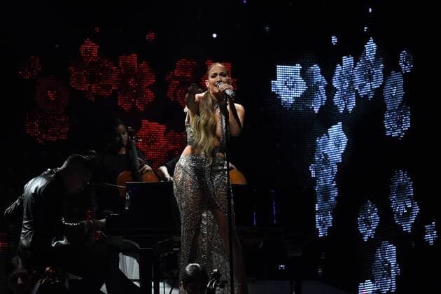 Latin artist Jennifer Lopez performs during the 2017 Billboard Latin Music Awards and Show at the Bank United Center, University of Miami, Miami, Florida on April 27, 2017.  MIA20170427231 GARYxIxROTHSTEIN