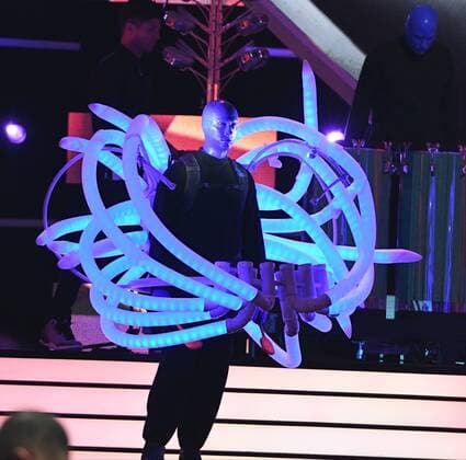 The Blue Man Group performs during the 2017 Billboard Latin Music Awards and Show at the Bank United Center, University of Miami, Miami, Florida on April 27, 2017.  MIA20170427239 GARYxIxROTHSTEIN
