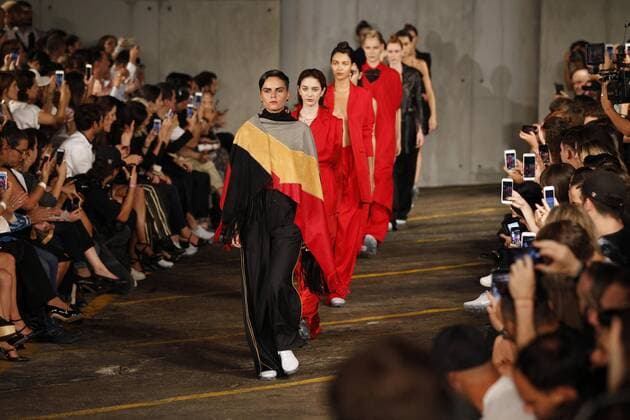 Models present the creations of Mexican designer Cynthia Buttenklepper during the Mexico Fashion Week in Mexico City, Mexico, 27 April 2017. MEXICO FASHION WEEK !ACHTUNG: NUR REDAKTIONELLE NUTZUNG!  Copyright: xJorgexNunezx MEX003 20170428-636289545943402989