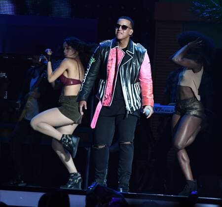 Latin artist Daddy Yankee performs during the 2017 Billboard Latin Music Awards and Show at the Bank United Center, University of Miami, Miami, Florida on April 27, 2017.  MIA201704272691 GARYxIxROTHSTEIN
