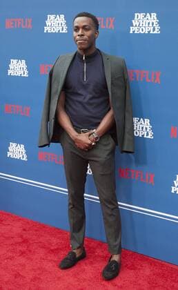 April 27, 2017 - Los Angeles, California, U.S - Jeremy Tardy at the premiere of Netflix s Dear White People held at Downtown Independent on Thursday April 27, 2017 in Los Angeles, California. Los Angeles U.S. - ZUMAp124 20170427_zaa_p124_011 Copyright: xArianaxRuizx